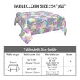 thumbnail image 7 of Wukai Sea Turtles Waterproof Tablecloth for Kitchen Dining, Fits Square Tables for 2-4 Seats -54"x54", 7 of 7