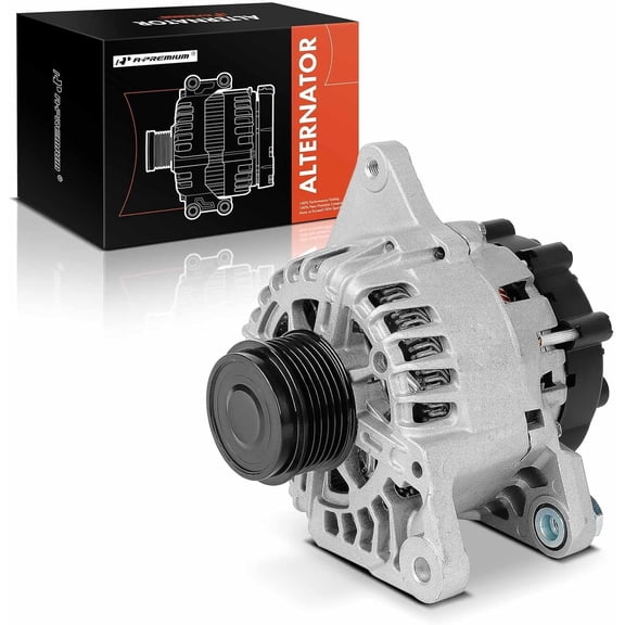 A-Premium Alternator Compatible with Hyundai Elantra 2011-2017, Elantra Coupe 2013-2014, Elantra GT 2013-2017 & Kia Soul 2012-2013, Forte 2014-2016, Forte Koup 2014-2016, Forte5 2014-2016, 12V 90A CW