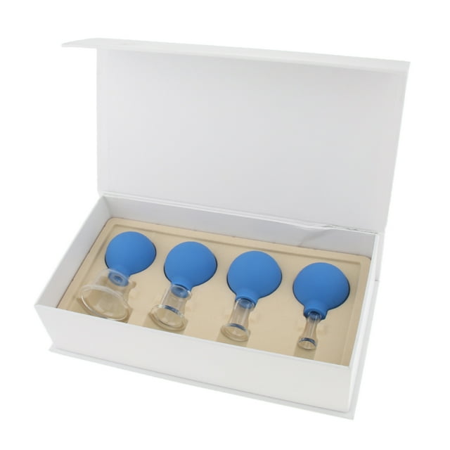 Juego de 4 Tazas de Ventosas de Silicona Sunnimix Contra La Celulitis