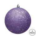 thumbnail image 3 of Vickerman 4.75" Lavender Sequin Ball Ornament, 4 per Bag, 3 of 5
