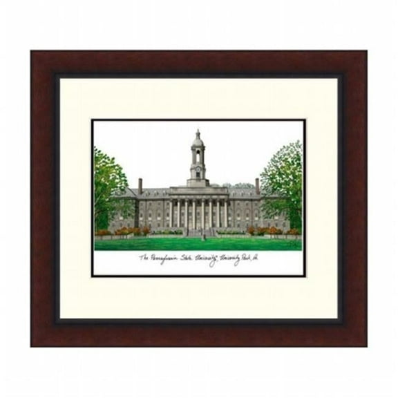 Campusimages PA994LR Penn State University Legacy Alumnus Framed Lithograph