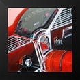 thumbnail image 2 of Atelier B Art Studio 12x12 Black Modern Framed Museum Art Print Titled - Vintage Red Car Dashboard, 2 of 5