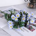 thumbnail image 2 of Artificial Silk Daisy Flower 9 Heads Flowers Bouquet For Home Table Centerpieces Wedding Home Decoration, 2 of 5