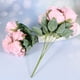 thumbnail image 5 of Ramo de rosas artificiales de 7 cabezas de seda, 3 unidades, para decoración del hogar, boda, fiesta, festival (rosa), 5 of 7
