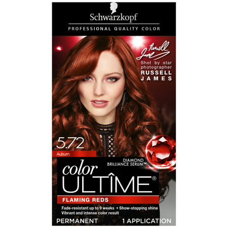 Schwarzkopf Color Ultime Permanent Hair Color Cream, 5.72