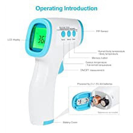 2022 Wall Thermometer with Stand, Infrared Forehead Wall Mounted  Thermometer with Tripod, Bluetooth Non-Contact Instant Reading Digital Temperature  Detector
