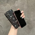 thumbnail image 4 of for iPhone 12 Mini Case Magnetic Clear with Camera Lens Protector Full Protection MagSafe Electroplated Luxury Silicone Shockproof Protective Case Cover 5.4 Inch - Black, 4 of 11
