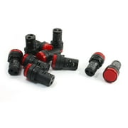 Unique Bargains 10 x DC 24V 20mA 22mm Panel Mounting Red Lamps Indicator Lights
