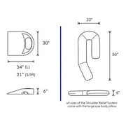 MedCline Shoulder Relief System, size Large for Heights 5’10+