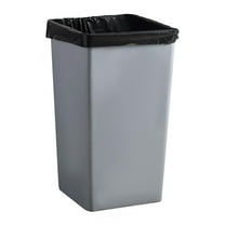 Heavy-Duty 50 Gallon Recycling Bin, Square Trash Can, Commercial Garbage Bin, Durable Waste Container, Waste Bin, Plastic Wastebasket for Garage, Restaurants, Office, Kitchen