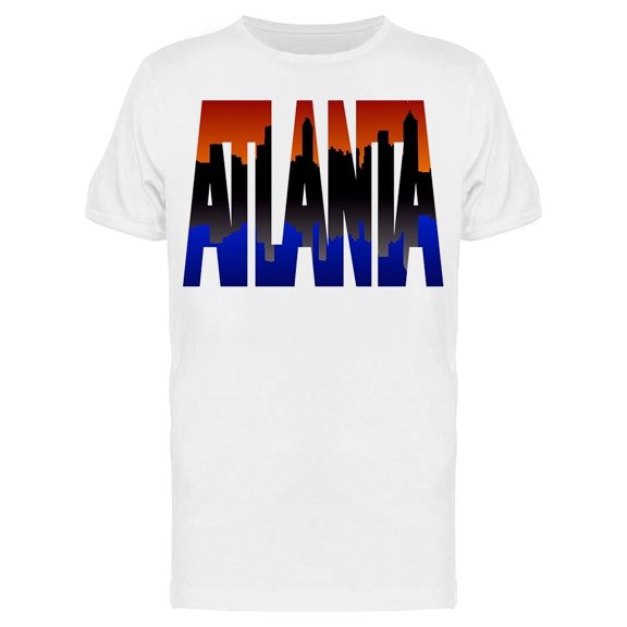 Atlanta Skyline Reflected Tee Men's -Image by Shutterstock