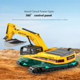 thumbnail image 3 of KEINXS Youngsters‘ Ultimate 6-Channel Remote Control Excavator Toy with Alloy Bucket - Realistic Sounds  Rechargeable Lithium Battery - Perfect for Birthday  Halloween  Thanksgiving & Chr, 3 of 7