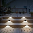 thumbnail image 6 of Solarek 4Pcs Solar Powered LED Step Lights Outdoor Water-Resistant  Lamps, 6 of 6