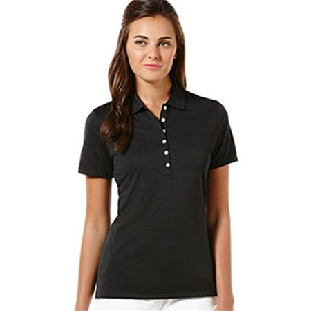 - callaway cgw437-black-3x ladies opti-vent polo, black - 3x