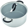 thumbnail image 4 of Circulon Momentum - Stainless Steel Nonstick Cookware Set with Glass Lids, 11-Piece Pot and Pan Set, 4 of 8