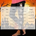 thumbnail image 3 of Costeam Womens Halloween Ghost Floral Print Leggings High Stretch Workout Yoga Pants Soft Casual Full Length Trousers Elastic Waist Slim Fit Athletic Daily Wear Base Long Pants, 3 of 5