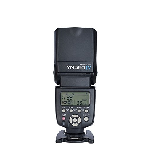 YONGNUO YN560 IV Wireless Flash Speedlite Master Slave Flash Built-in Trigger System for Canon Nikon Pentax Olympus Fujifilm Panasonic Digital Cameras