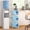 White, variant on OYEAL 3-Tier Black 5 Gallon Water Bottle Jug Holder with Top Shelf, Heavy Duty Water Dispenser Stand Rack for Kitchen Living Room Office
