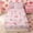 Pink 01, variant on Erosebridal Girly Cherry Bow Grid Zipper Twin Comforter Sets with Fitted Sheet and 2 Pillowcases for Girls, Pink Square Dot Zipper Bedding Set, Pink Reversible, 4pcs
