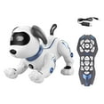 thumbnail image 3 of Robot cachorro, mascota robótica programable que camina siguiendo comandos de voz, juguete de perro a control remoto, mascotas electrónicas para niños de 3 a 8 años, niñas, regalos Estilo A, 3 of 9
