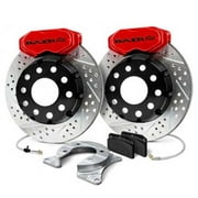 4301432R Disc Brake Systems SS4 Plus Complete Front Brake System - Red Calipers - 1967-69 Camaro