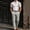 #354-White, variant on Ceisia Men's Patterned Knit Polo Shirt Short Sleeve Collared Slim Fit for Casual and Business Wear White L Gifts for Father