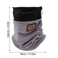 thumbnail image 2 of Plush Hanging Ear Bib Dual Use Outdoor Color Set Head Half Spliced Fluffy Bib Cover, 2 of 2
