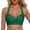 A-Green66, variant on Yuanlong Women's Bikini Tops Knot Front Tie Neck Padded Tie Back Swim Crop Top Solid Color Push Up Beachwear Bikini Top