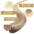 thumbnail image 4 of SEGO Clip in Hair Extensions 100% Real Remy Human Hair Full Head Straight Balayage Hair 8-24 inch, 4 of 10