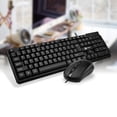 thumbnail image 2 of T13 Keyboard & Mouse Set, USB, 104 Keys, 3-Key Mouse, 800 DPI, Suspension Keys, Ergonomic, Plug & Play, for Desktop/Laptop, 2 of 6