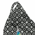thumbnail image 5 of Grunge Lounger Chair Bag, Sketchy Vintage Illustration of Monotone Circular Motifs, High Capacity Storage with Handle Container, Lounger Size, Charcoal Grey Champagne, by Ambesonne, 5 of 5