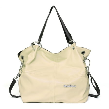Fashion Leather Satchel Hobo Handbags For Women Large Shoulder Messenger Bag Tote Cross body