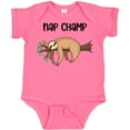thumbnail image 3 of Inktastic Nap Champ Cute Sleeping Sloth Boys or Girls Baby Bodysuit, 3 of 5