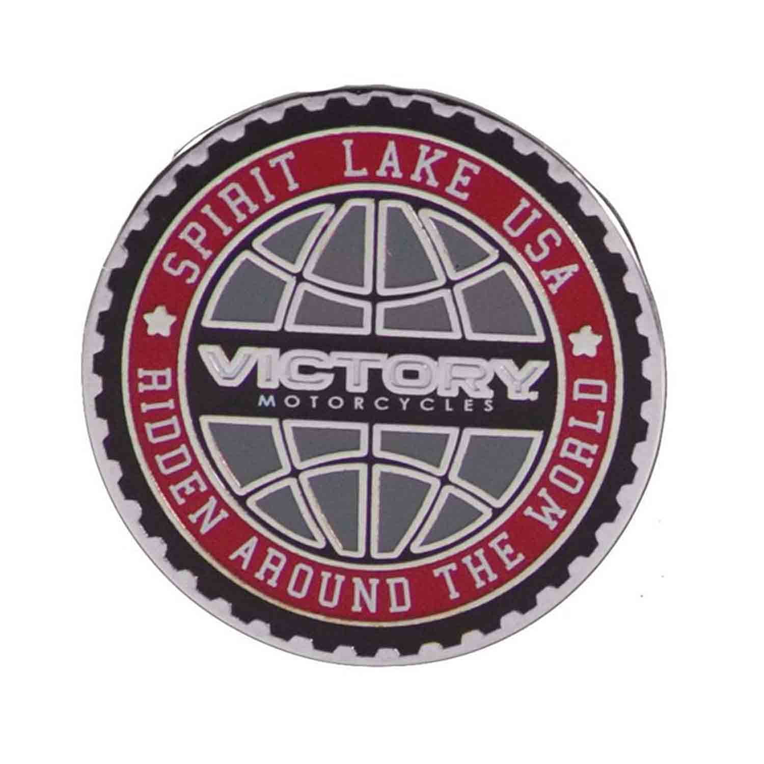 Victory Motorcycle New Oem Globe Logo Pin Badge Lapel Kingpin Vegas