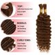 thumbnail image 2 of Cabello trenzado RICROF Deep Wave Bulk 16 pulgadas, 2 paquetes de 110 g, 2 of 6