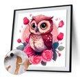 thumbnail image 3 of Kit de pintura por números DIY búho mano aceite arte imagen artesanía hogar pared decoración (H1238) FLhrweasw Nuevo, 3 of 9