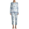 EV1 from Ellen DeGeneres Cloud Tie Dye Long Sleeve Pajama Set Women's