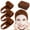 Brown, variant on Spa Facial Headband 4 Packs Head Wrap Terry Cloth Headband Adjustable Stretch Towel for Bath, Makeup and Sport