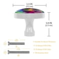 thumbnail image 3 of 4 Pcs Nebula Starry Sky Knobs for Kitchen Cabinet Cupboard Dresser Bookcase Drawer Pulls Handles Round Home Decor, 3 of 5