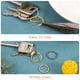 thumbnail image 4 of Anillas de salto abiertas Uxcell 100Pack 10mm conectores en forma de O para hacer joyas, dorado, 4 of 7