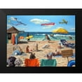 thumbnail image 2 of Heffernan, Lucia 18x15 Black Modern Framed Museum Art Print Titled - Dog Beach, 2 of 5