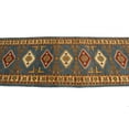 thumbnail image 6 of Blue Geometric 3X10 Kazak Oriental Runner Rug, 6 of 11