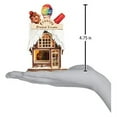 thumbnail image 3 of Old World Ginger Cottages Wooden Ornaments (#80043) Frosty's Treat Shop, 4.75", 3 of 4