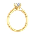 thumbnail image 2 of 1/2 Carat 4-Prong Set Diamond Solitaire Engagement Ring in 14K Yellow Gold (Ring Size 4.5), 2 of 5