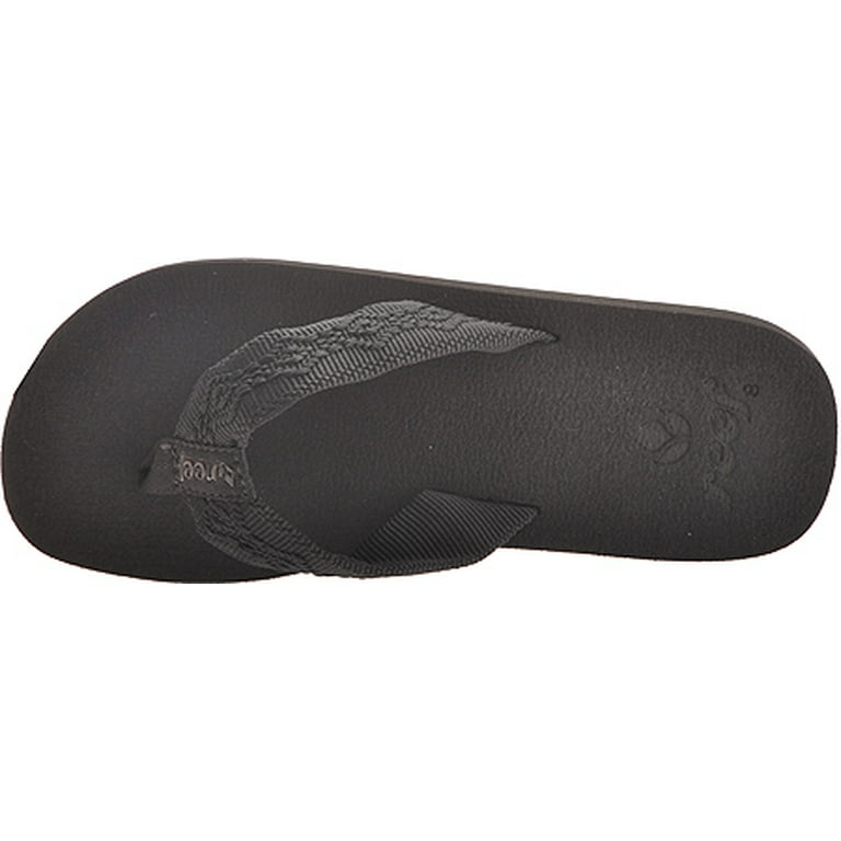 Reef sandy sales flip flops black