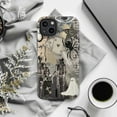 thumbnail image 5 of Gothic Skeleton Collage Phone Case for iPhone 16/15/14/13/12/11 Pro, Pro Max, Mini, Plus – Vintage Aesthetic Halloween Phone Cover, 5 of 6
