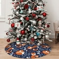 thumbnail image 5 of Yiaed Cute Foxes Print Christmas Tree Skirt , Tree SkirtsTree Mat for Christmas Winter Holiday Indoor Decorations-30", 5 of 7