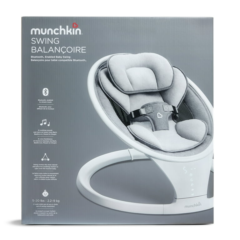 Bluetooth enabled hotsell baby swing