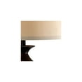 thumbnail image 4 of John Timberland Mission Table Lamp with Nightlight 33" Tall Champagne Glass Brushed Iron Cage Beige Fabric Shade for Living Room Family, 4 of 7