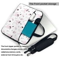 thumbnail image 2 of Lsque Cute Poodle Dog Pattern Laptop Bag – Portable & Slim Single-Shoulder Computer Case with Adjustable Strap, Protective, Lightweight for 13”/14”/15.6” Laptops, 2 of 8